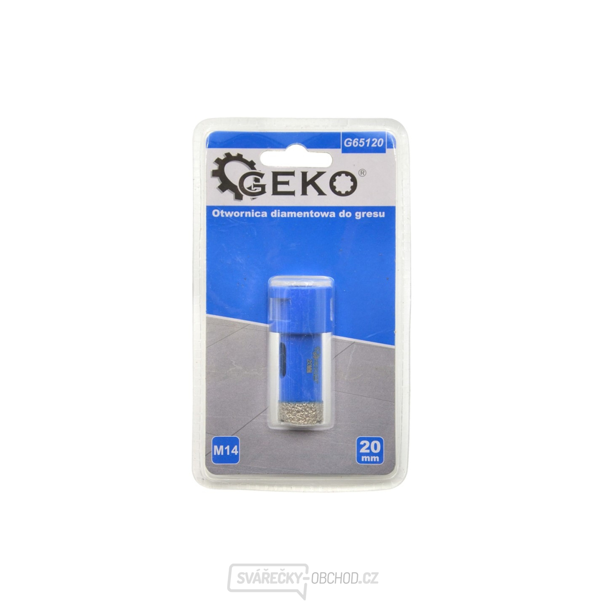 Korunkový vrták diamantový 20 mm GEKO Korunkový vrták diamantový 20 mm GEKO gallery main image