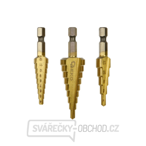 Stupňovité kuželové vrtáky GEKO 1/4 Stupňovité kuželové vrtáky GEKO 1/4