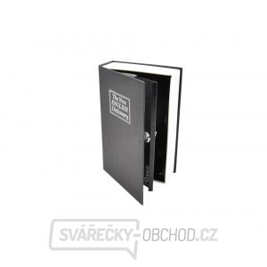 Schránka/kniha na peníze s plastovým pořadačem GEKO + 2 klíče, 180x115x55mm 