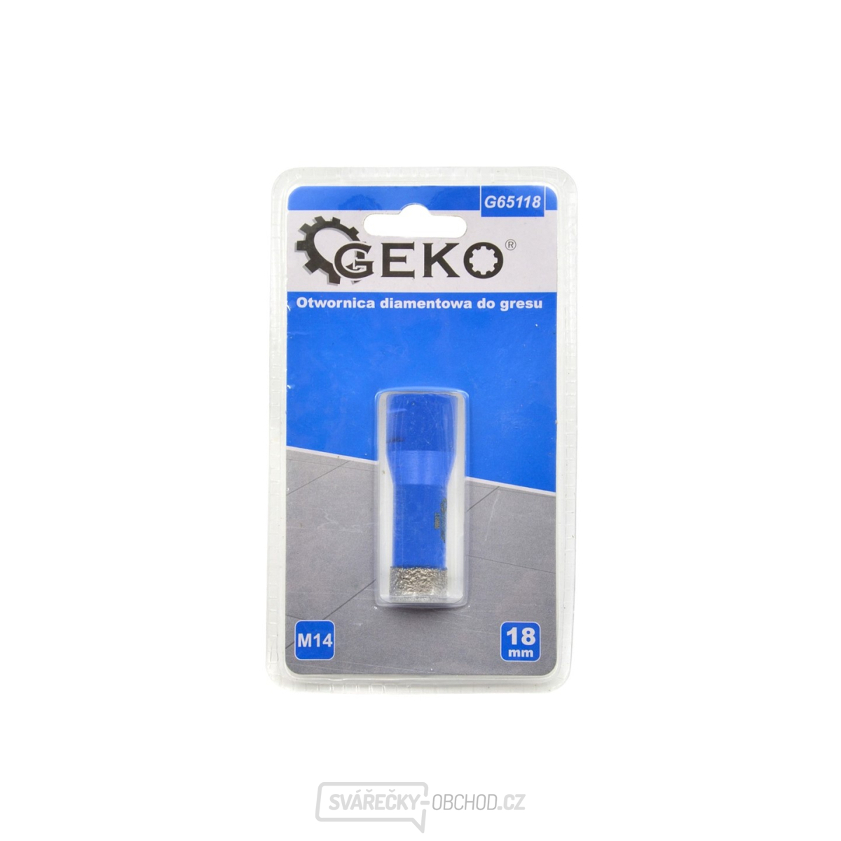 Korunkový vrták diamantový 18 mm GEKO