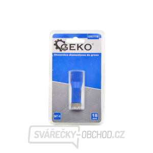 Korunkový vrták diamantový 18 mm GEKO Korunkový vrták diamantový 18 mm GEKO gallery main image
