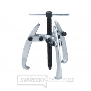 Stahovák tříramenný, kovaný - mini, rozpětí 80mm, hloubka 80mm Stahovák tříramenný, kovaný - mini, rozpětí 80mm, hloubka 80mm gallery main image