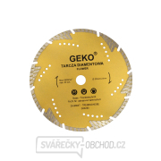 Kotouč diamantový řezný turbo-segmentový GEKO, 230x8x22mm  Kotouč diamantový řezný turbo-segmentový GEKO, 230x8x22mm  gallery main image