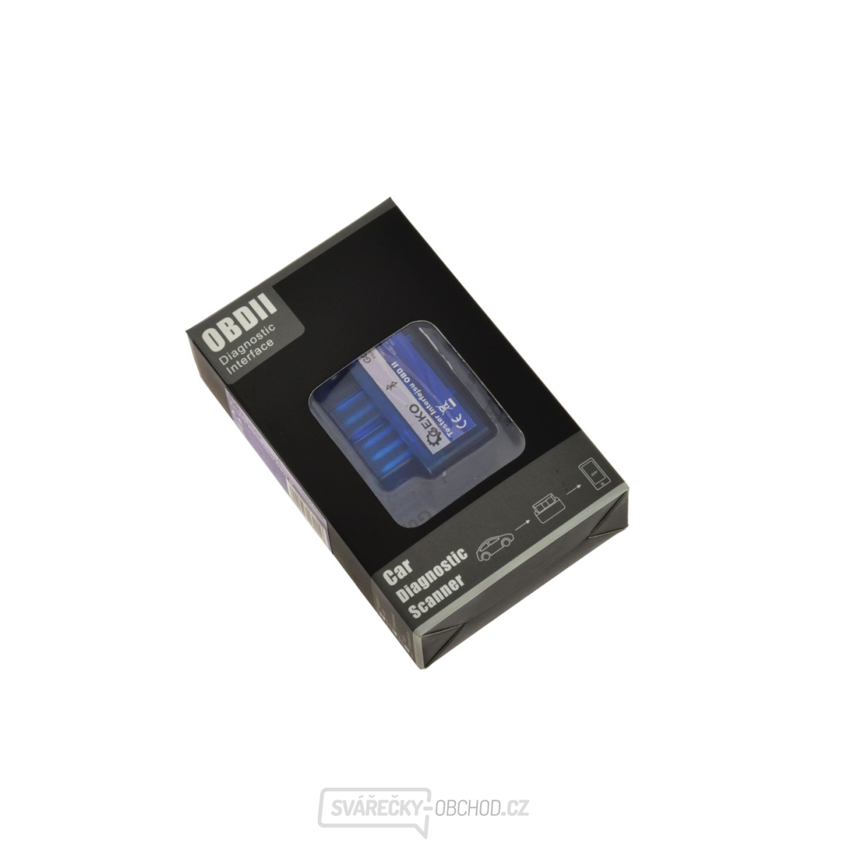 Autodiagnostika ELM 327 bluetooth modrá GEKO, Android (zdarma SX OBD aplikace)