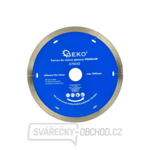 Kotouč diamantový řezný celoobvodový GEKO 180x10x22,2mm  Kotouč diamantový řezný celoobvodový GEKO 180x10x22,2mm  gallery main image