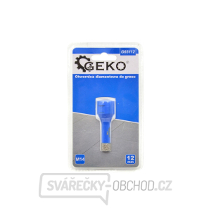 Korunkový vrták diamantový 12 mm GEKO Korunkový vrták diamantový 12 mm GEKO gallery main image