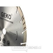 Kotouč diamantový řezný turbo-segmentový GEKO, 230x10x22mm  Náhled