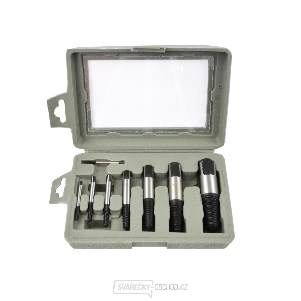 Vytahovák zalomených šroubů GEKO, sada 8ks, na šrouby M4-M24 Vytahovák zalomených šroubů GEKO, sada 8ks, na šrouby M4-M24 gallery main image