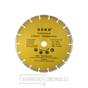 Kotouč diamantový řezný segmentový GEKO, 230x8x22mm  Kotouč diamantový řezný segmentový GEKO, 230x8x22mm  gallery main image