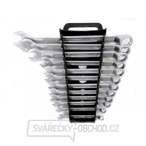 Klíče očkoploché vyhnuté, sada 12ks, 6-22mm GEKO Klíče očkoploché vyhnuté, sada 12ks, 6-22mm GEKO gallery main image