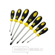 Šroubováky, sada 7ks, 3x křížové a 4x ploché, CrV GEKO Šroubováky, sada 7ks, 3x křížové a 4x ploché, CrV GEKO gallery main image
