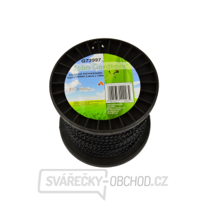 Struna do sekačky GEKO, 2,4mm, 100m, zvlněný profil, nylon  Struna do sekačky GEKO, 2,4mm, 100m, zvlněný profil, nylon  gallery main image