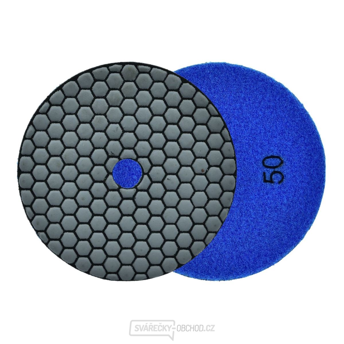 Leštící kotouč pro suché broušení porcelánové kameniny 125mm GR50 GEKO