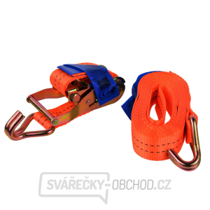 Popruh upínací s ERGO ráčnou a hákem GEKO, 4m/2T/40mm  Popruh upínací s ERGO ráčnou a hákem GEKO, 4m/2T/40mm  gallery main image