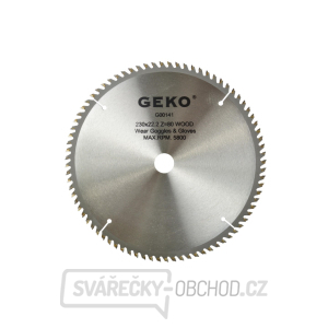 Kotouč pilový GEKO, 230x22x80T Kotouč pilový GEKO, 230x22x80T gallery main image