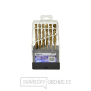 Vrtáky do kovu GEKO, sada 19ks, 1-10mm, po 0,5mm, leštěné  Vrtáky do kovu GEKO, sada 19ks, 1-10mm, po 0,5mm, leštěné  gallery main image