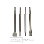 Sekáče SDS PLUS GEKO, sada 4ks, 250mm:, plochý 20 a 40mm, špičatý, drážkovací  Sekáče SDS PLUS GEKO, sada 4ks, 250mm:, plochý 20 a 40mm, špičatý, drážkovací  gallery main image