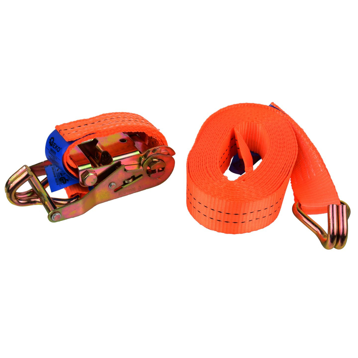 Levně Popruh upínací s ERGO ráčnou a hákem GEKO, 6m/2T/35mm G02376