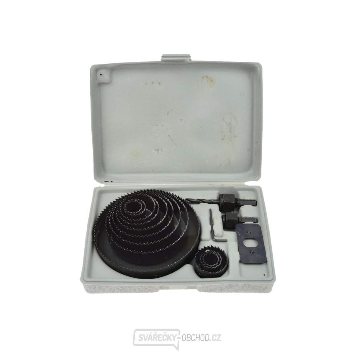 Vrtáky vykružovací korunkové GEKO do dřeva, sada 16ks