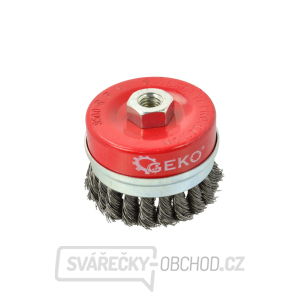 Kartáč hrnkový copánkový GEKO, 100mm, M14  Kartáč hrnkový copánkový GEKO, 100mm, M14  gallery main image