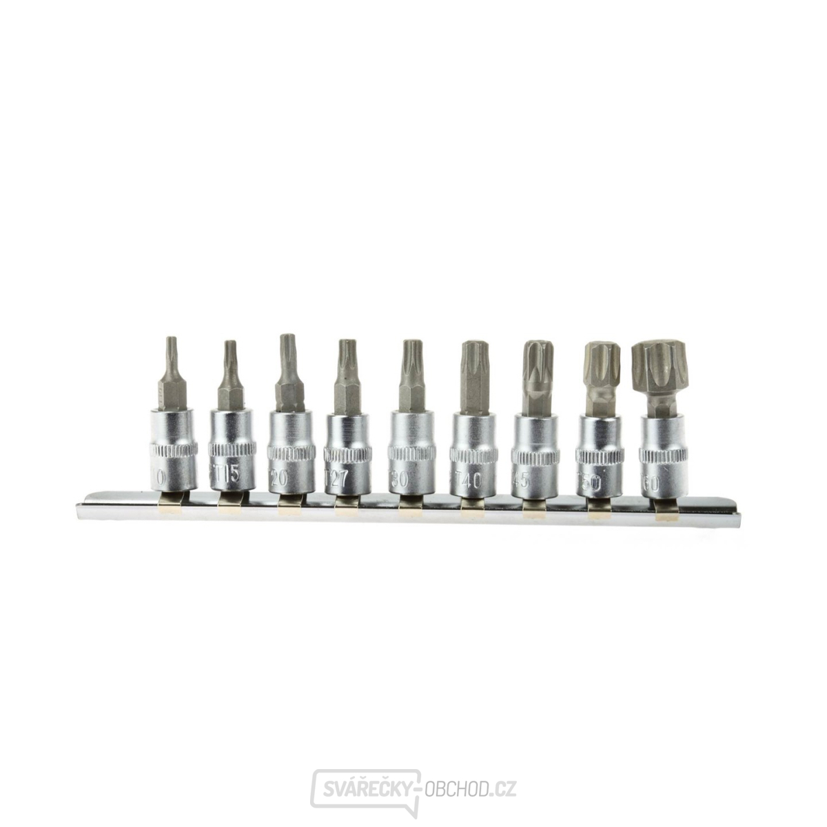 Sada bitů TORX GEKO, 9ks, 1/4", T10-T60 GEKO