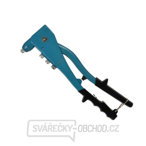 Kleště nýtovací + sada nýtů 60ks, pro trhací nýty 2,4-3,2-4,0-4,8mm z hliníku GEKO Kleště nýtovací + sada nýtů 60ks, pro trhací nýty 2,4-3,2-4,0-4,8mm z hliníku GEKO gallery main image