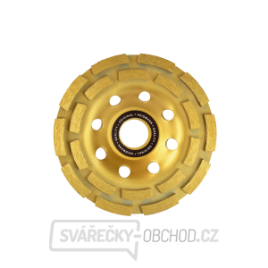 Kotouč diamantový hrnkový brusný dvouřadý GEKO, 125x5x22,23mm  Kotouč diamantový hrnkový brusný dvouřadý GEKO, 125x5x22,23mm  gallery main image