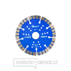 Kotouč diamantový řezný turbo-segmentový, 125x10x22mm GEKO Kotouč diamantový řezný turbo-segmentový, 125x10x22mm GEKO gallery main image