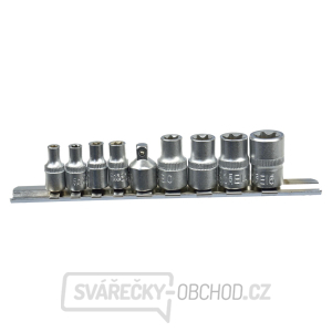 Sada hlavic torx GEKO, 9ks, 1/4