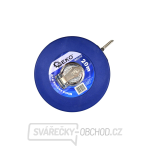 Pásmo měřící GEKO, 20m, š. pásma 10mm, PVC  Pásmo měřící GEKO, 20m, š. pásma 10mm, PVC  gallery main image