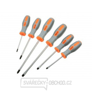 Šroubováky, sada 6ks, 3x ploché, 3x křížové, CrV GEKO Šroubováky, sada 6ks, 3x ploché, 3x křížové, CrV GEKO gallery main image