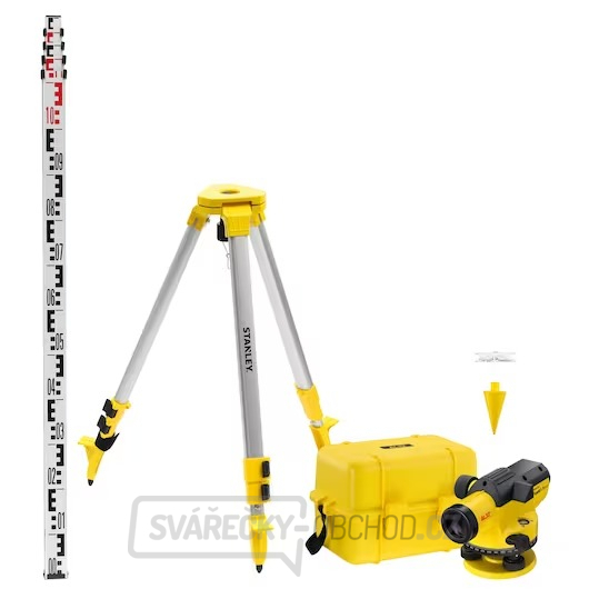 Optická vodováha STANLEY AL32GVP (Kruhová stupnice 400 gon)