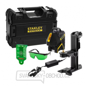 Linkový laser 360° STANLEY FATMAX + 2V, Li-Ion baterie, zelený laser