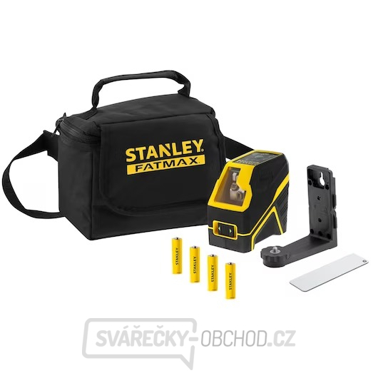 Křížový laser STANLEY FATMAX, alkaické baterie, zelený paprsek
