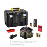 Rotační laser X600R  STANLEY FATMAX, alkaické baterie, červený paprsek   gallery main image