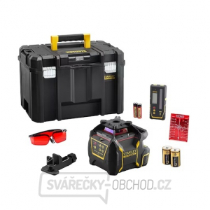 Rotační laser X600R  STANLEY FATMAX, alkaické baterie, červený paprsek  