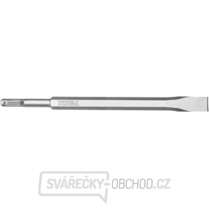 Sekáč plochý SDS Plus TOTAL, 14x250x20mm, Vyrobeno z chrom-molybdenové legované oceli s pískovanou úpravou. gallery main image