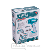 Pistole horkovzdušná AKU TOTAL, 20V Li-ion, 2000mAh, industrial, bez baterie a nabíječky Náhled