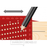 Úhelník truhlářsky 3D víceúčelový Fortum, 215x72x63mm náhled