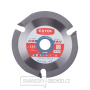 Kotouč řezný/frézovací s SK plátky EXTOL PREMIUM, O125x4,0x22,2mm, 3T Kotouč řezný/frézovací s SK plátky EXTOL PREMIUM, O125x4,0x22,2mm, 3T gallery main image