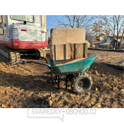 Kolečko dvoukolák s převodovkou aku EXTOL INDUSTRIAL, 260kg, 100l, 40V Li-ion, 6000mAh náhled