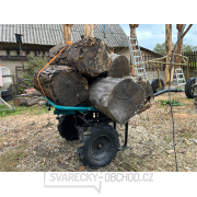 Kolečko dvoukolák s převodovkou aku EXTOL INDUSTRIAL, 260kg, 100l, 40V Li-ion, 6000mAh náhled