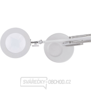 Lampa stolní s lupou EXTOL LIGHT, USB napájení, bílá, 2400lm, 3 barvy světla, 5x zvětšení náhled