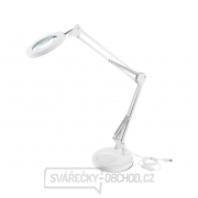 Lampa stolní s lupou EXTOL LIGHT, USB napájení, bílá, 2400lm, 3 barvy světla, 5x zvětšení Lampa stolní s lupou EXTOL LIGHT, USB napájení, bílá, 2400lm, 3 barvy světla, 5x zvětšení gallery main image