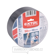Páska lepící ALU EXTOL PREMIUM, hliníková, 50mm x 50m tl. 0,03mm, akryl. lepidlo Náhled