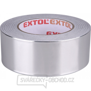Páska lepící ALU EXTOL PREMIUM, hliníková, 50mm x 50m tl. 0,03mm, akryl. lepidlo Páska lepící ALU EXTOL PREMIUM, hliníková, 50mm x 50m tl. 0,03mm, akryl. lepidlo gallery main image