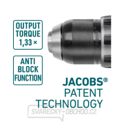Vrtací šroubovák aku s příklepem SHARE20V EXTOL INDUSTRIAL, BRUSHLESS, 20V Li-ion, bez baterie a nabíječky Náhled