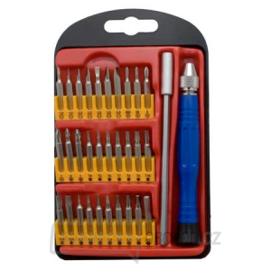 Sada bitů s rukojetí a prodloužením Magg - 30 ks Sada bitů s rukojetí a prodloužením Magg - 30 ks gallery main image