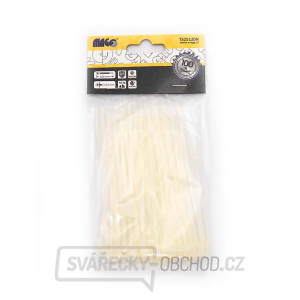 Stahovací pásky Magg 2,5x120mm natural - 100 ks Stahovací pásky Magg 2,5x120mm natural - 100 ks gallery main image