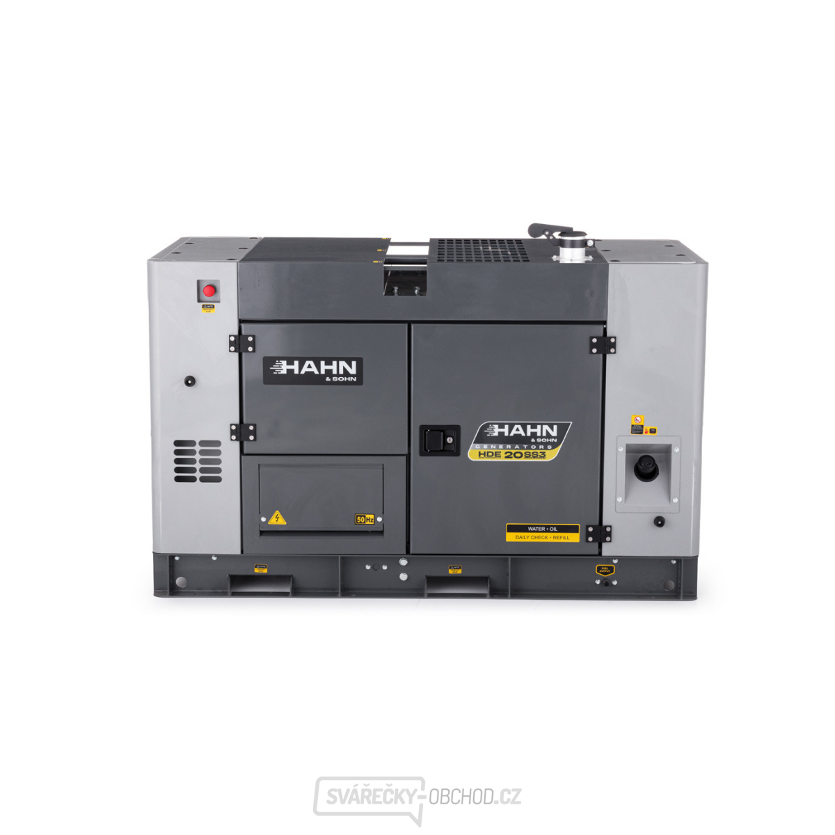 Dieselový Generátor Hahn & Sohn HDE20SS3  extrémně tichý provoz 51 dB
